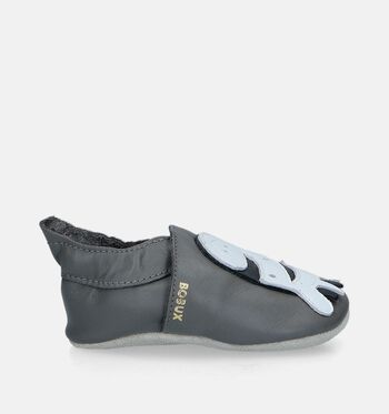 Chaussons pour bébé gris