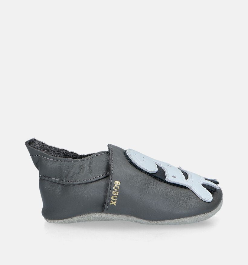 Bobux Zebra Chaussons pour bébé en Gris pour filles, garçons (294787)