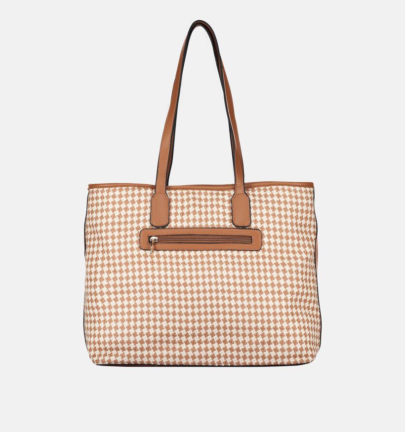 Bulaggi Sapphire Cognac Shopper tas met rits voor dames (356186)