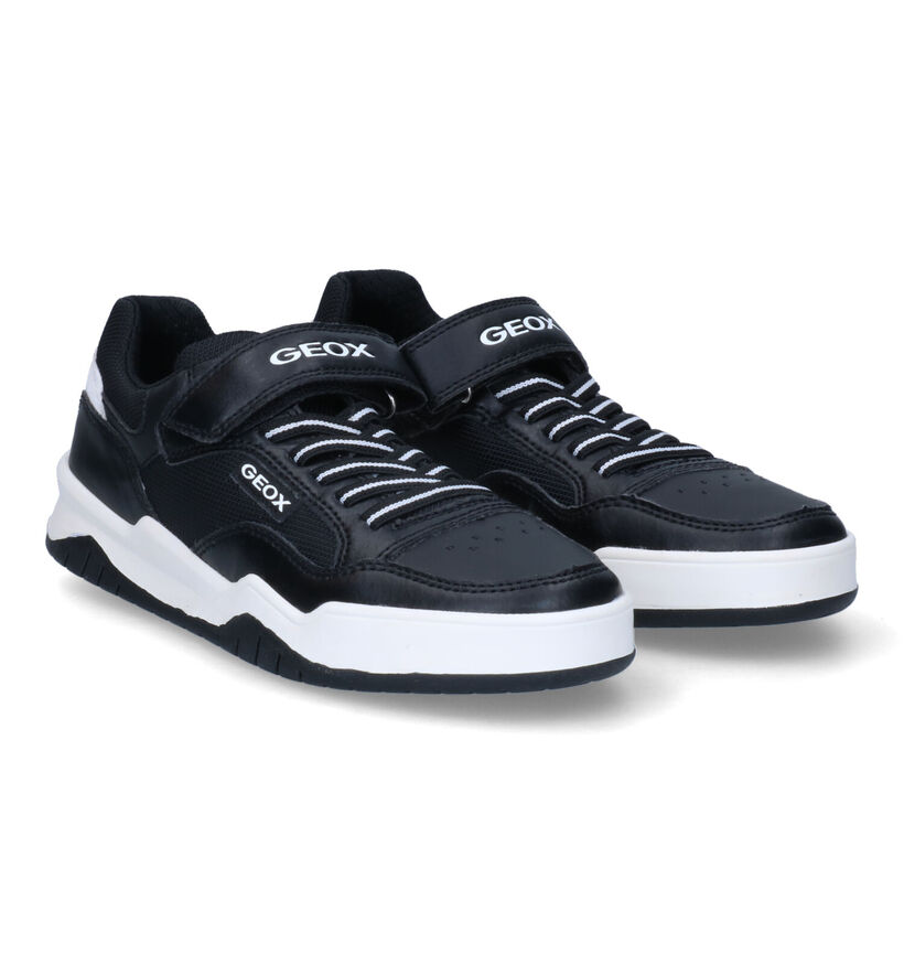 Geox Perth Zwarte Sneakers voor jongens (302609)