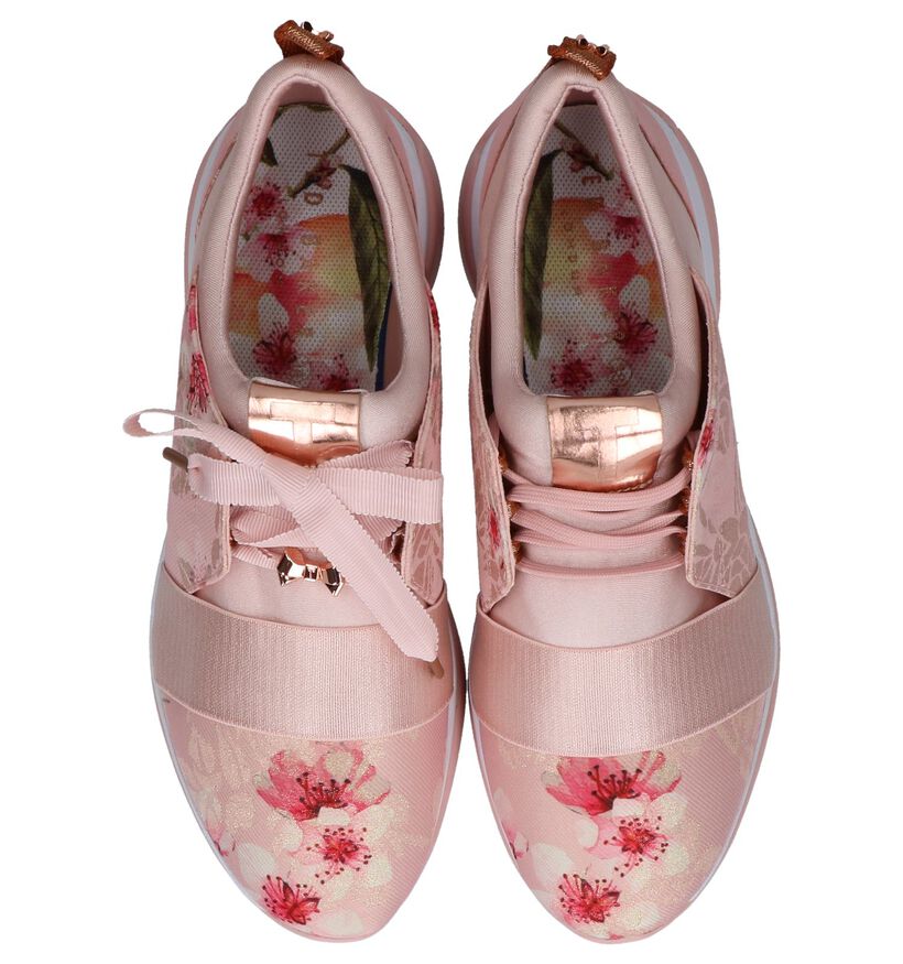 Lage Geklede Sneakers Ted Baker Roze, , pdp