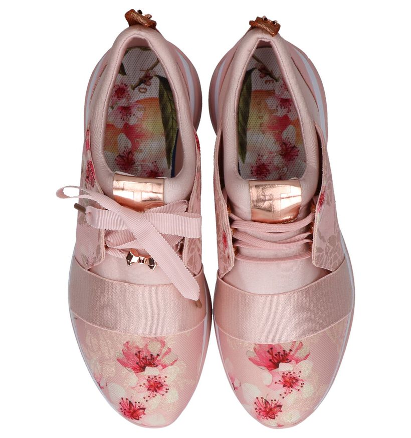 Lage Geklede Sneakers Ted Baker Roze, , pdp