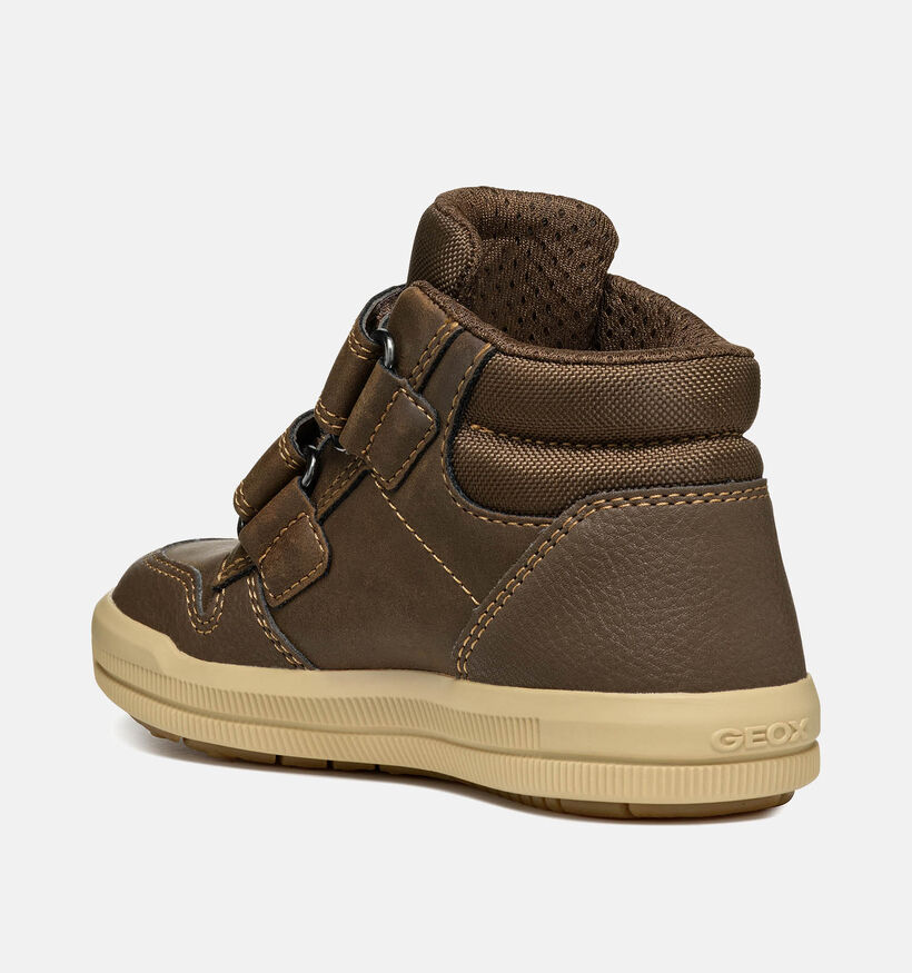 Geox Arzach Chaussures à velcro en Marron pour garçons (344559) - pour semelles orthopédiques