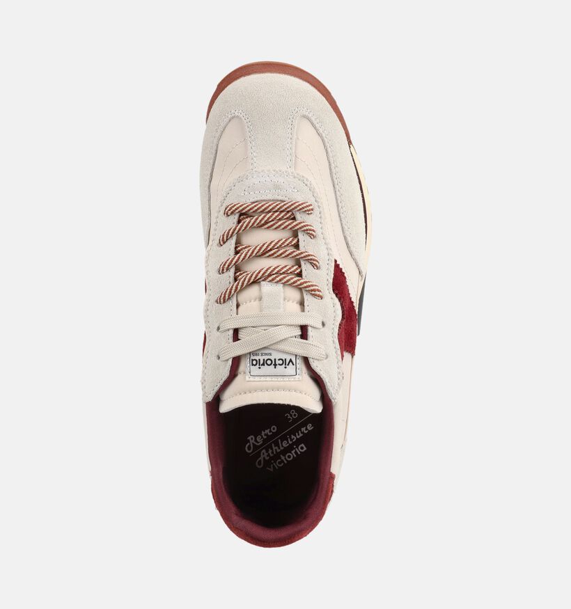 Victoria Ecru Veterschoenen voor dames (378884) - geschikt voor steunzolen