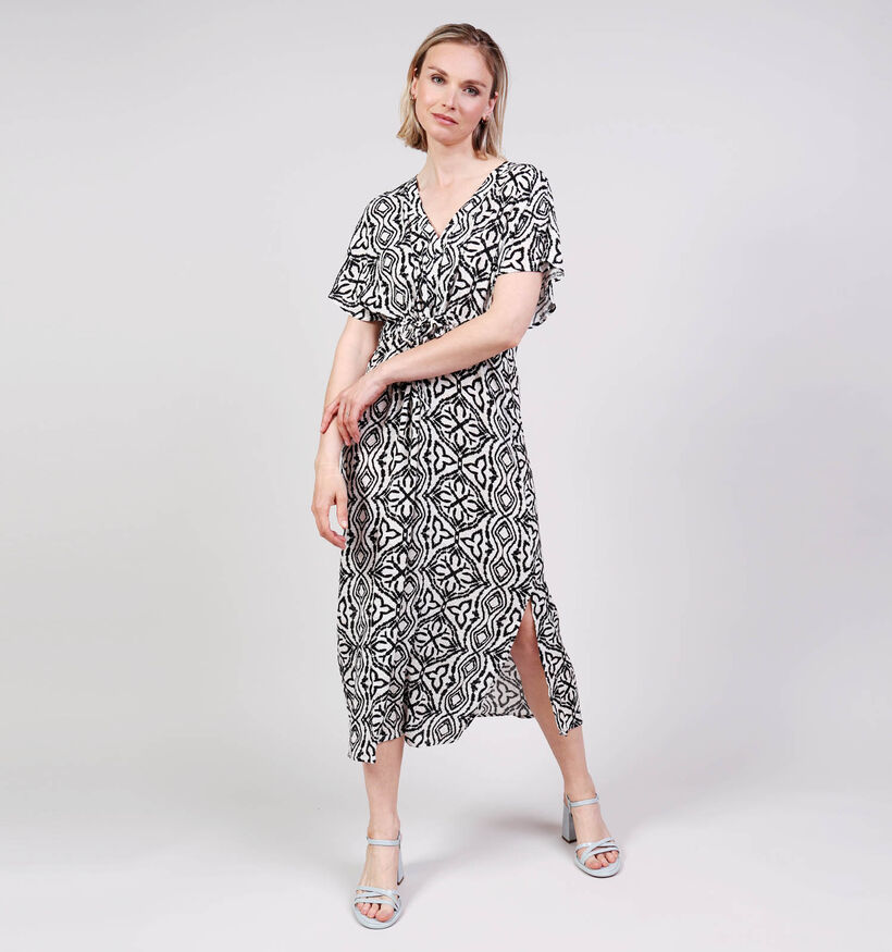 Vero Moda Menny Kaftan Robe en Noir pour femmes (369404)