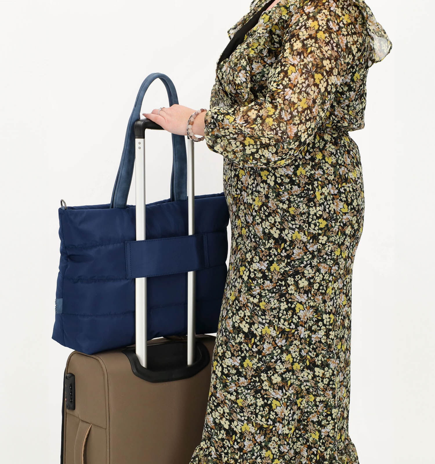 Zebra Blauwe Shopper met rits Dames Shoppers Online op TORFS.BE