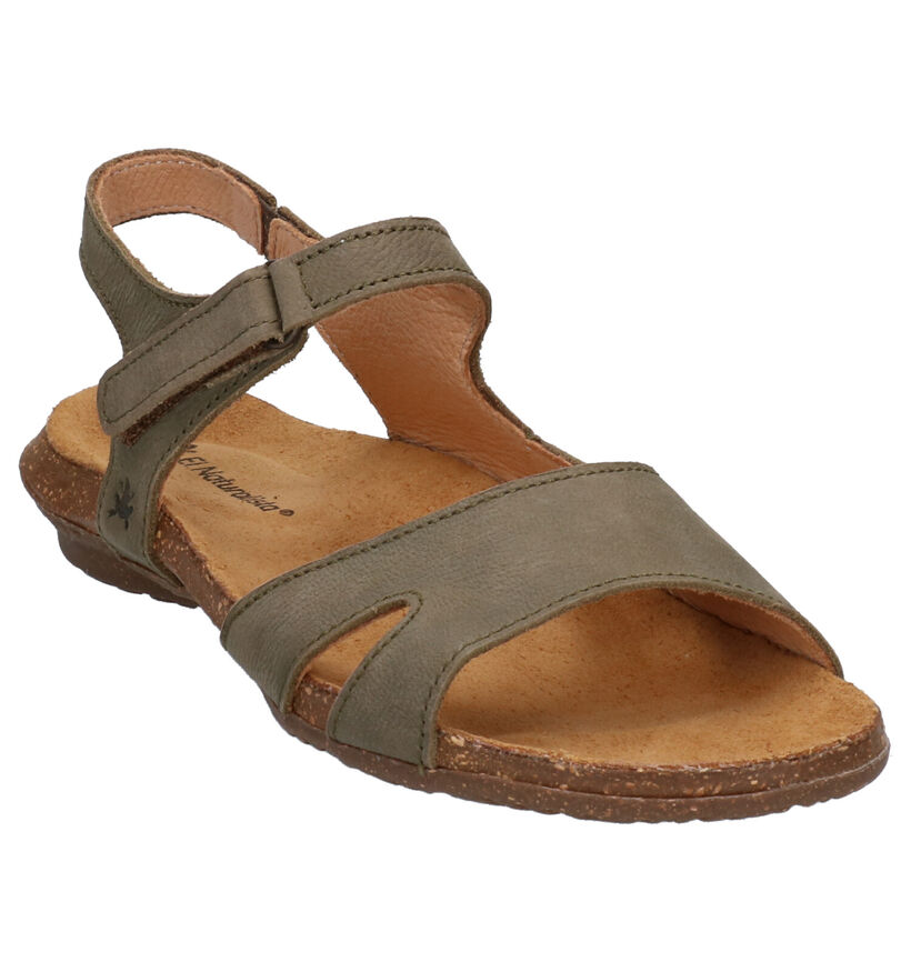 El Naturalista Kaki Sandalen in leer (270326)