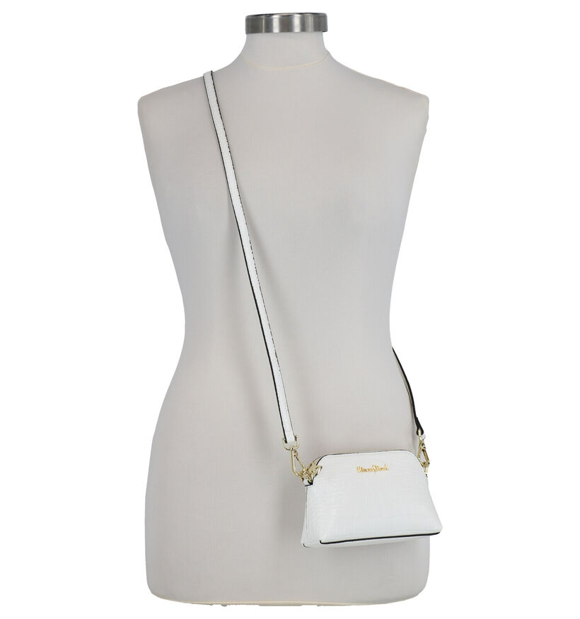 Kisses of Pearl Paula Beige Crossbody Tas in kunstleer (273754)