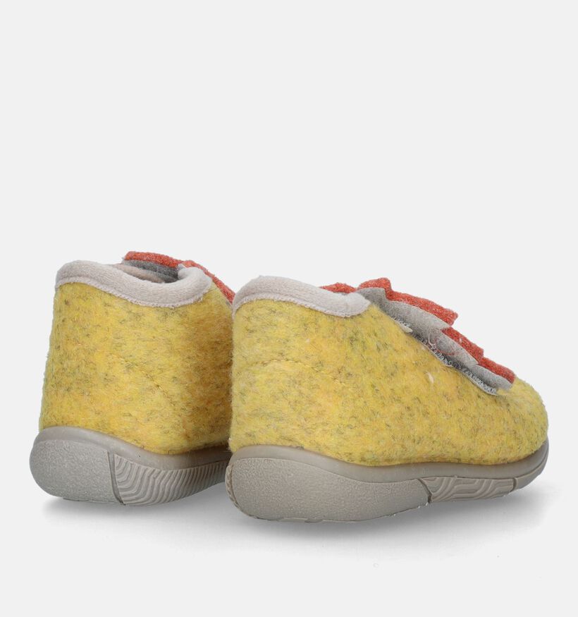Milo & Mila Pantoufles pour bébé en Jaune pour garçons, filles (332294)