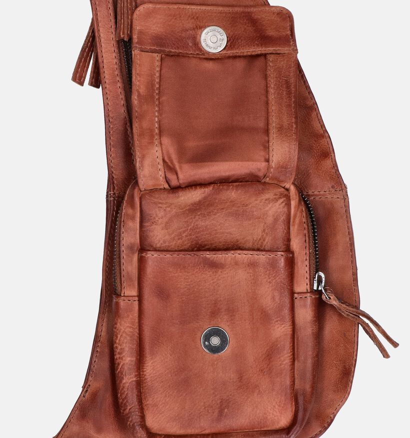Bear Design Cognac Crossbody tas voor dames (358909)