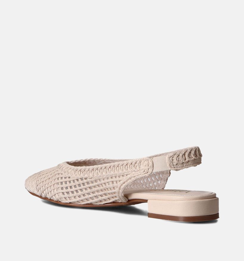 Valentina Ecru Slingback ballerina's voor dames (357668)