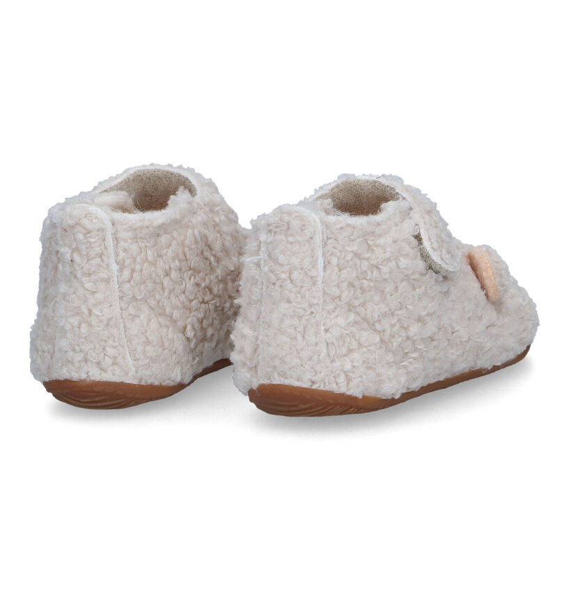 Living Kitzbühel Pantoufles pour bébé en Beige clair pour filles (317003)