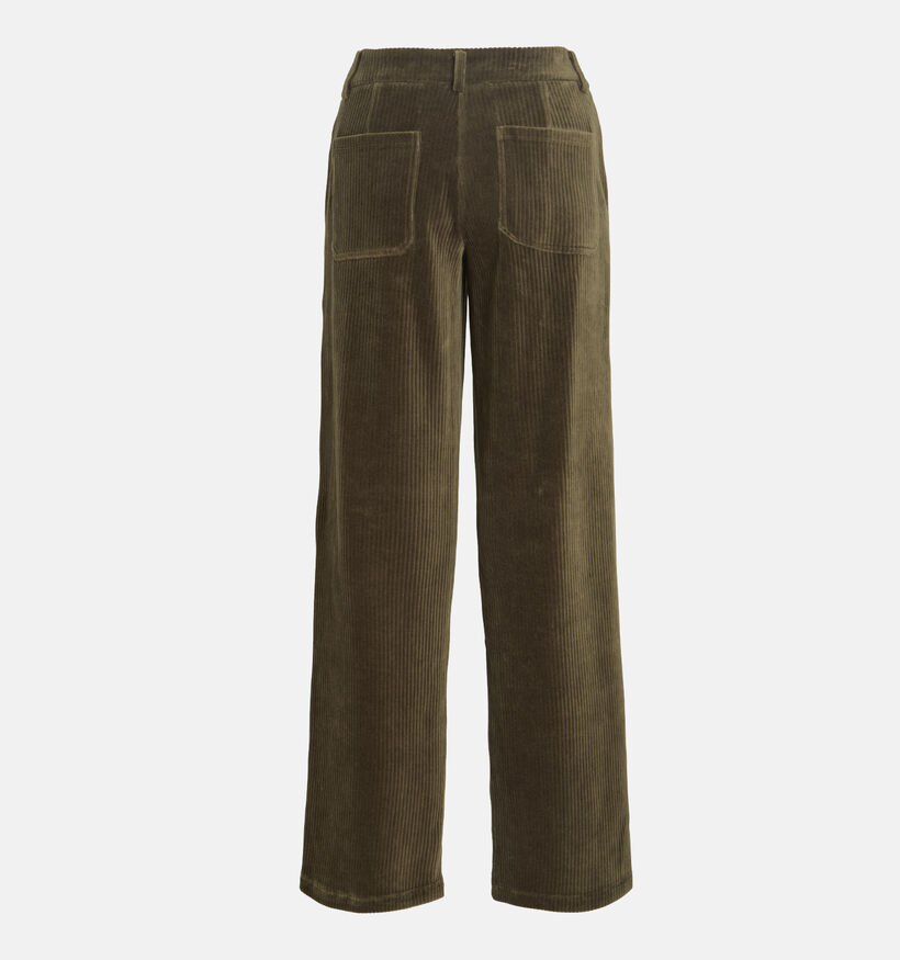 Vila Kita Donkergroene Geklede Broek voor dames (378460)