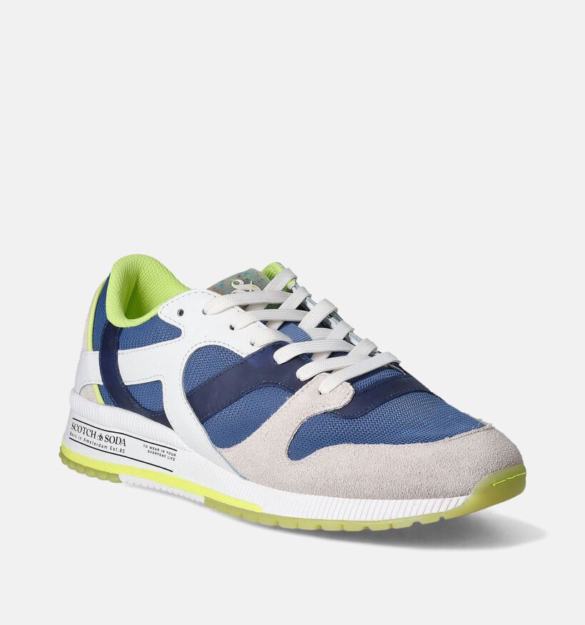Scotch & Soda Vivex Chaussures à lacets en Bleu pour hommes (353332) - pour semelles orthopédiques