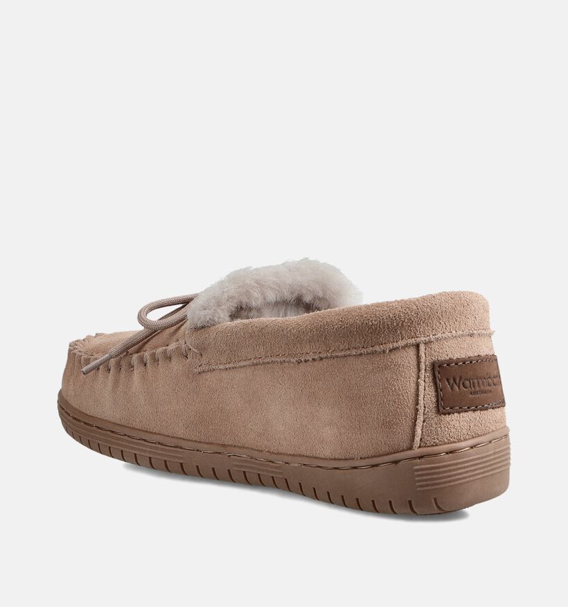 Warmbat Koala Pantoufles en Taupe Warmbat Koala Pantoufles en Taupe pour femmes (362526)