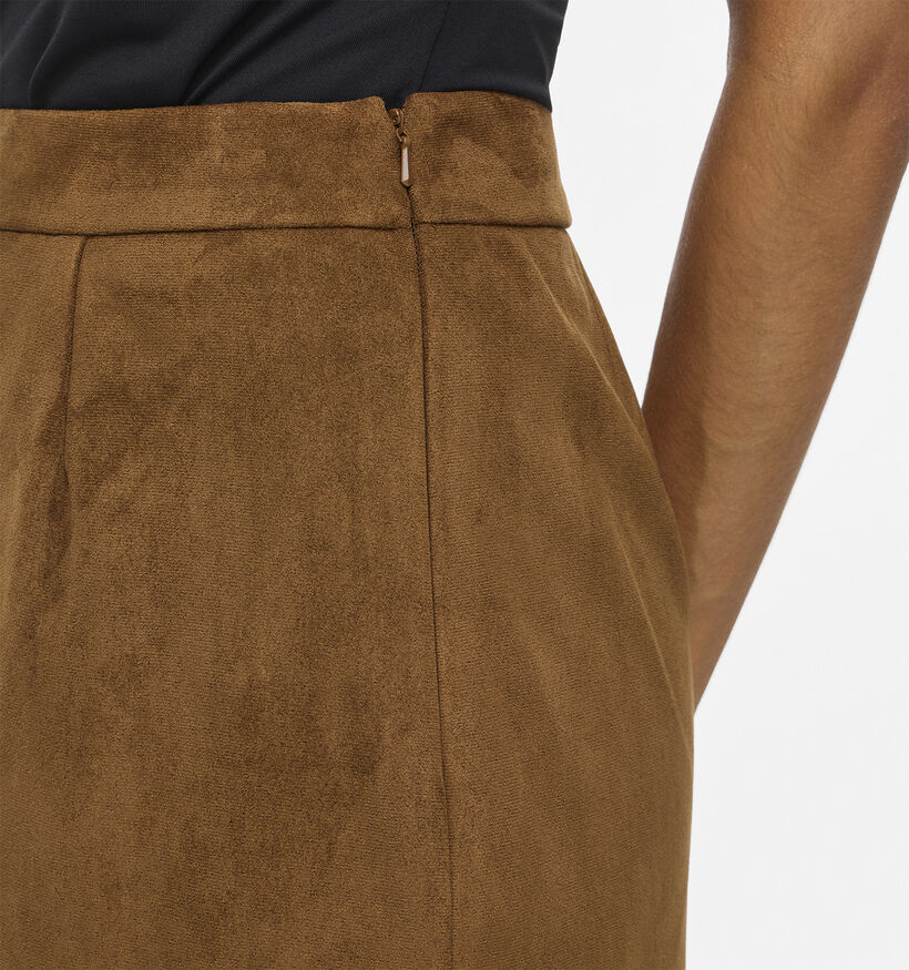 Vila Zinna Bruine Midi-Rok voor dames (378493)