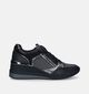 Tamaris Grijze Sneakers met sleehak voor dames (344627) - geschikt voor steunzolen