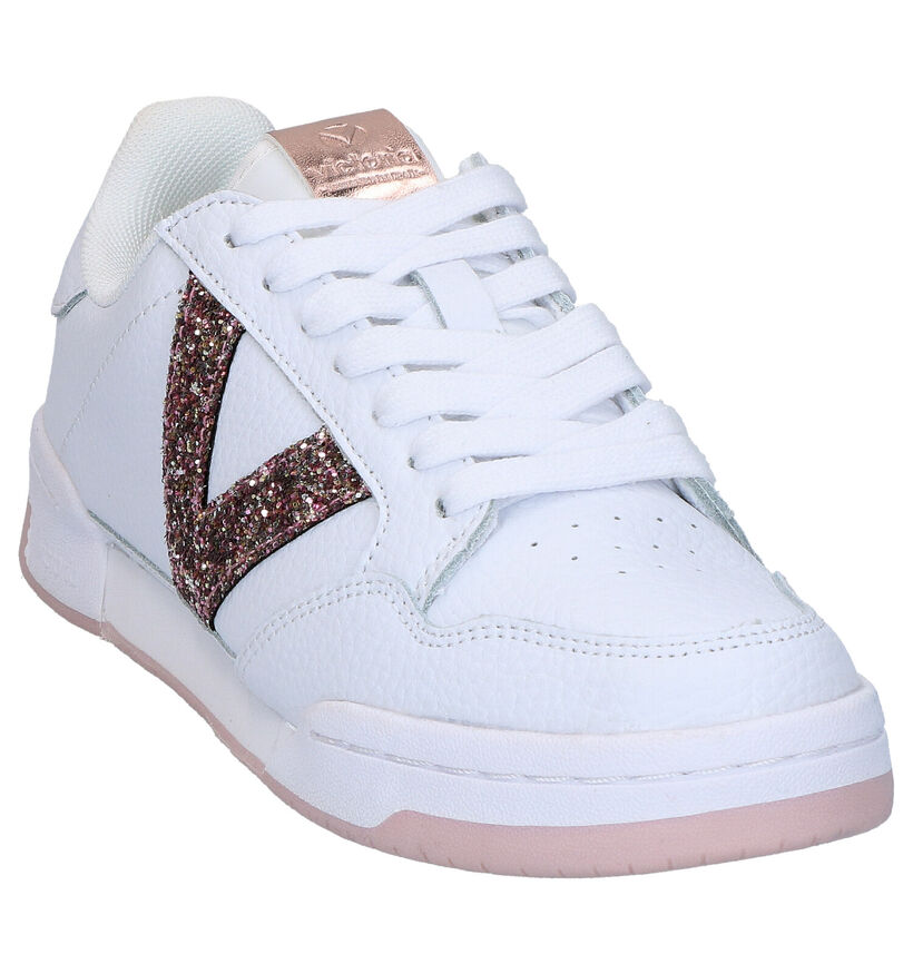 Victoria Witte Sneakers in kunstleer (275075)