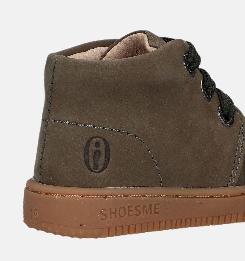 Shoesme Chaussures pour bébé en Vert kaki pour filles, garçons (331393) - pour semelles orthopédiques