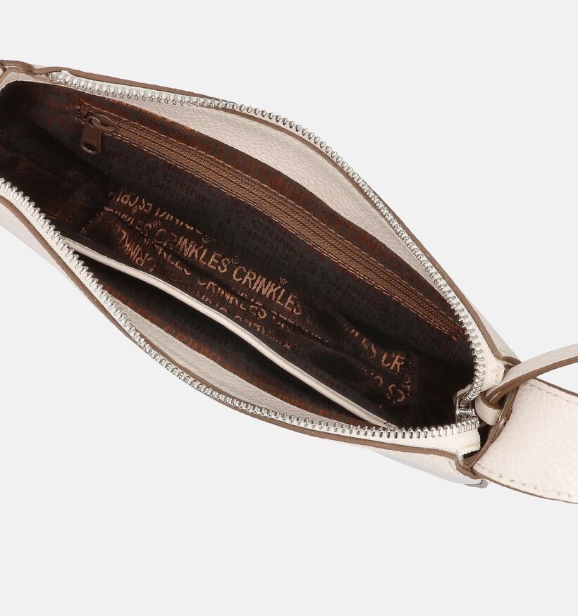 Crinkles Beige Crossbody Tas voor dames (373918)