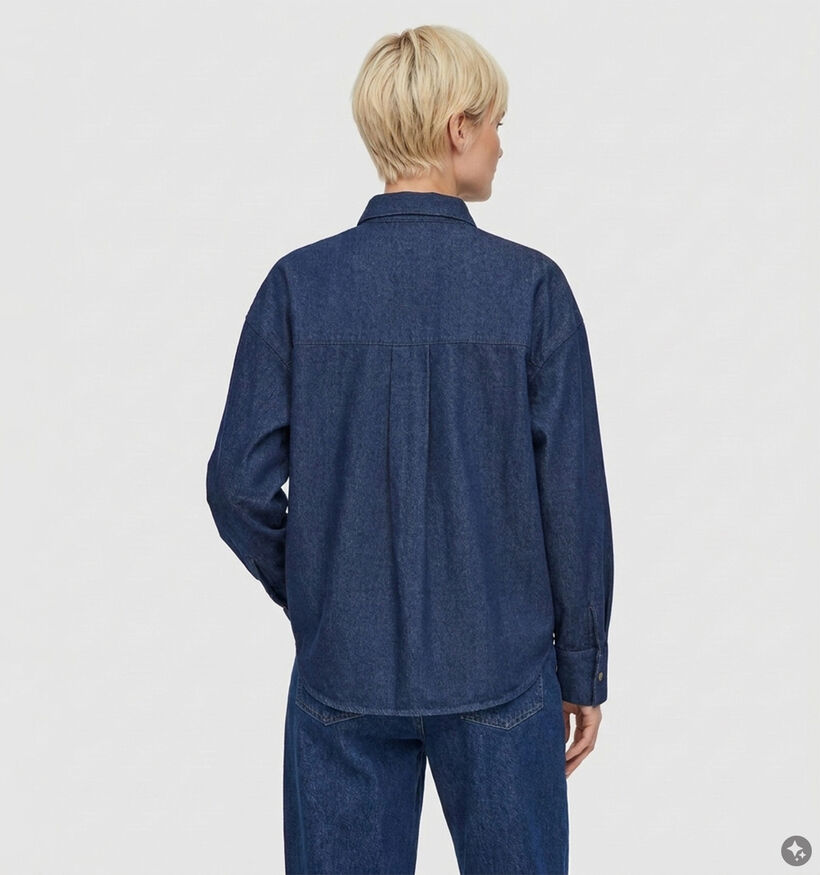 Vila Ralo Chemise Jeans en Bleu pour femmes (383845)