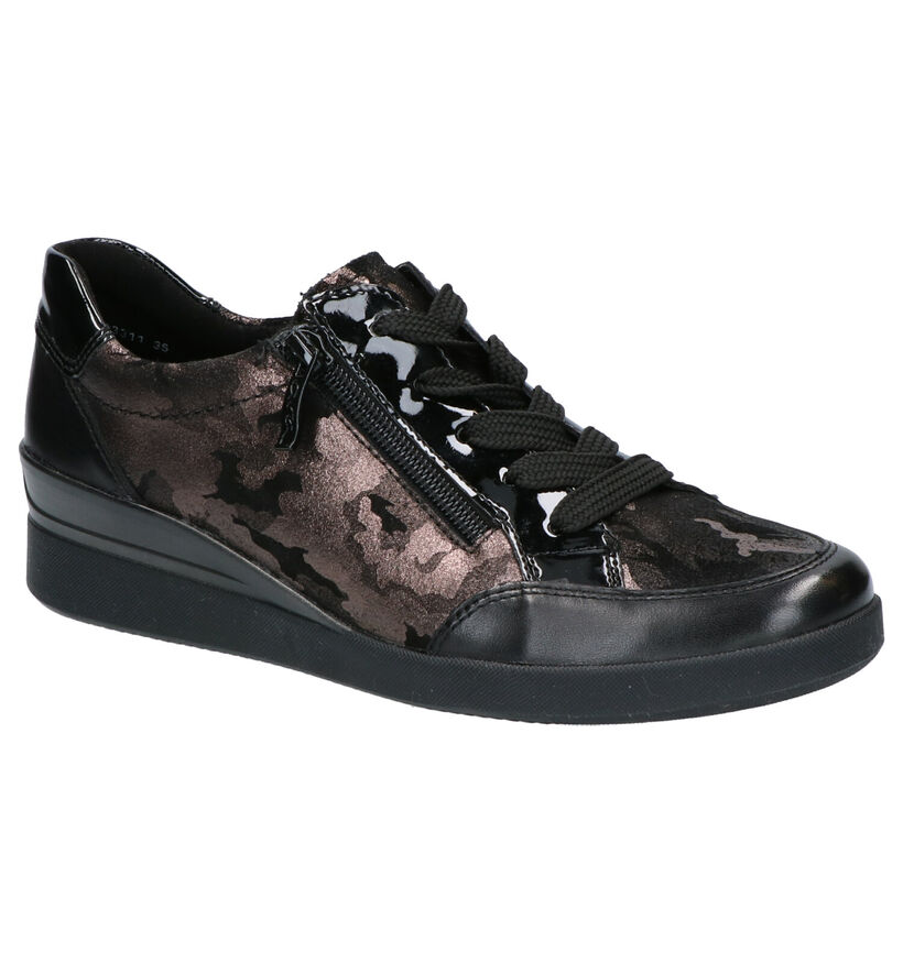 Ara Lazio Chaussures basses en Noir en cuir (260849)