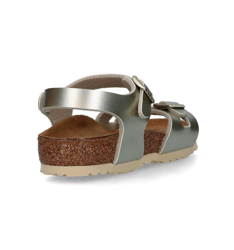 Birkenstock Rio Gouden Sandalen voor meisjes (322468)