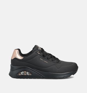 Skechers Memory Foam Low Baskets Noir/Taupe