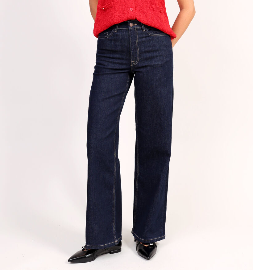 JDY Felina Fina L32 Straight leg jeans en Bleu pour femmes (359918)