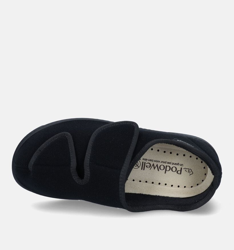 Podowell Athos Zwarte Orthopedische Pantoffels voor dames (342225) - geschikt voor steunzolen