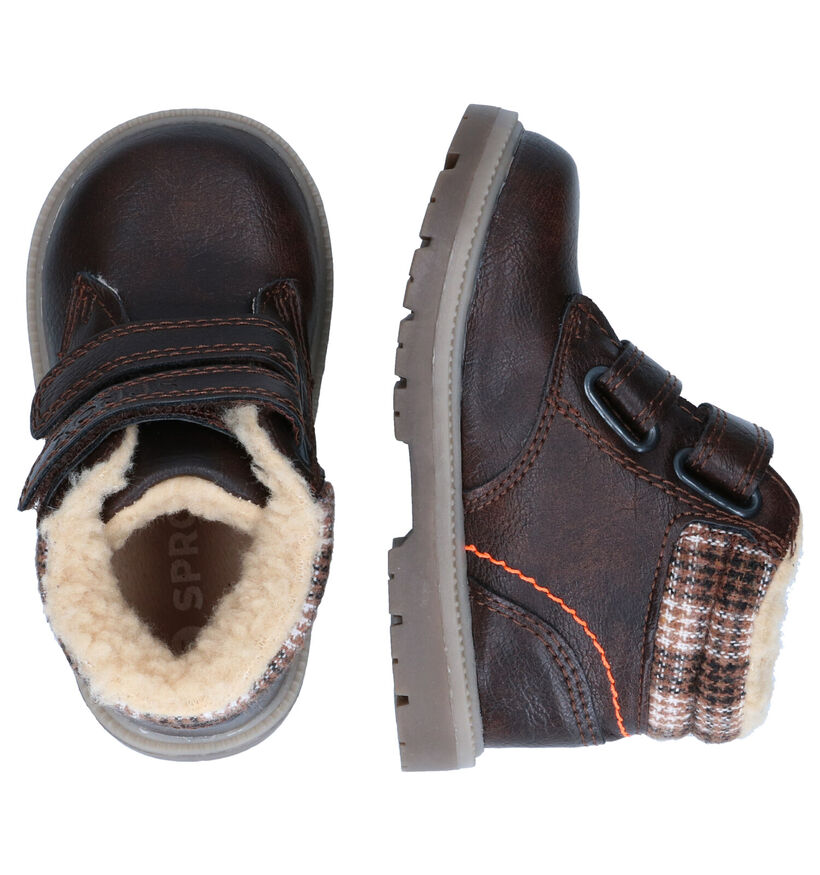 Sprox Bruine Bottines voor jongens (297268)