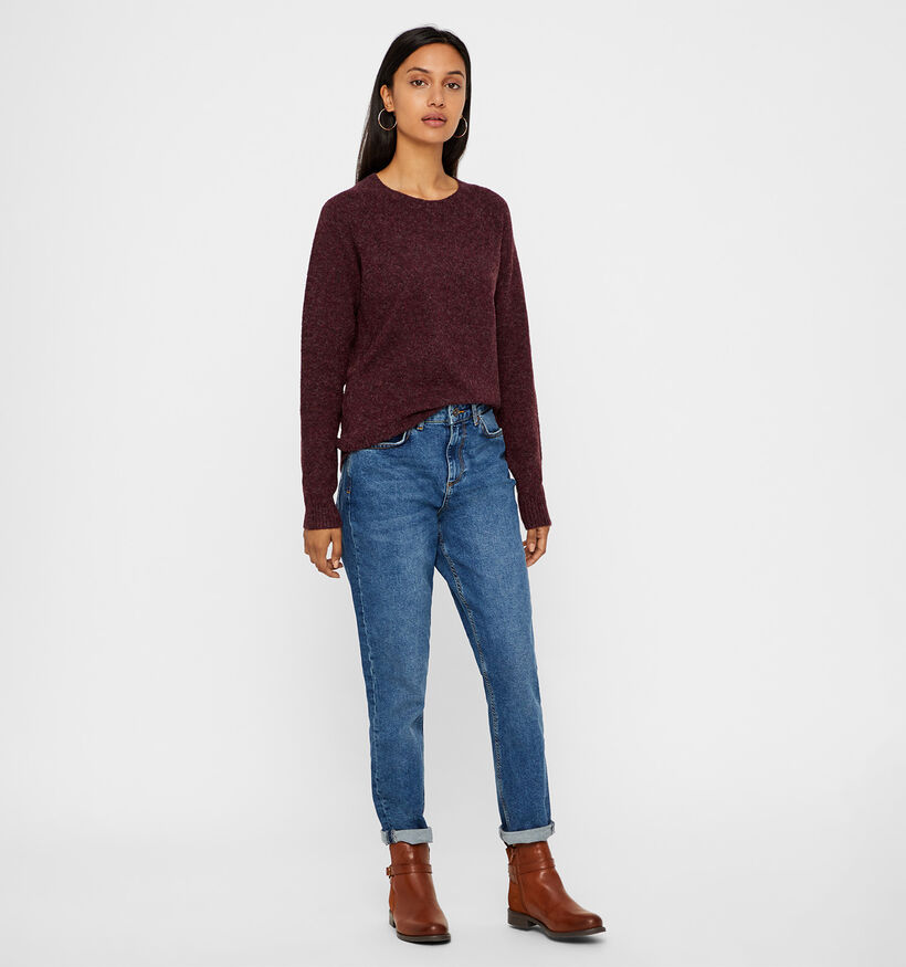 Vero Moda Doffy Bordeaux Trui voor dames (377585)