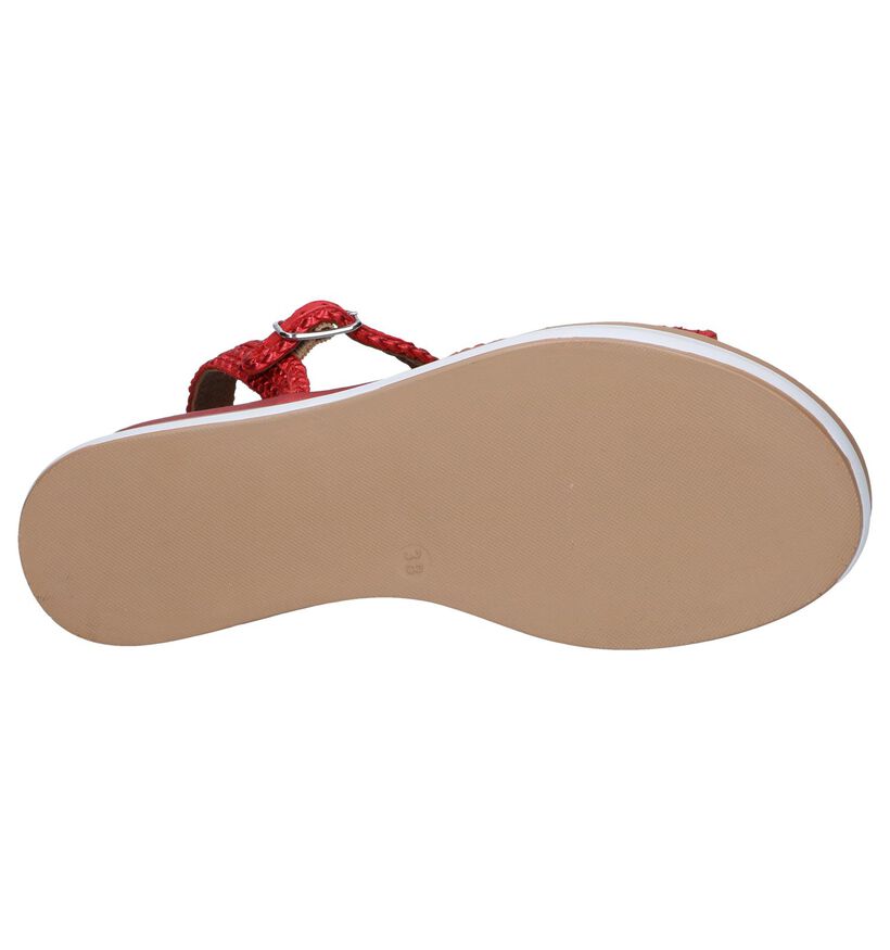 Rode Sandalen Inuovo in leer (248759)