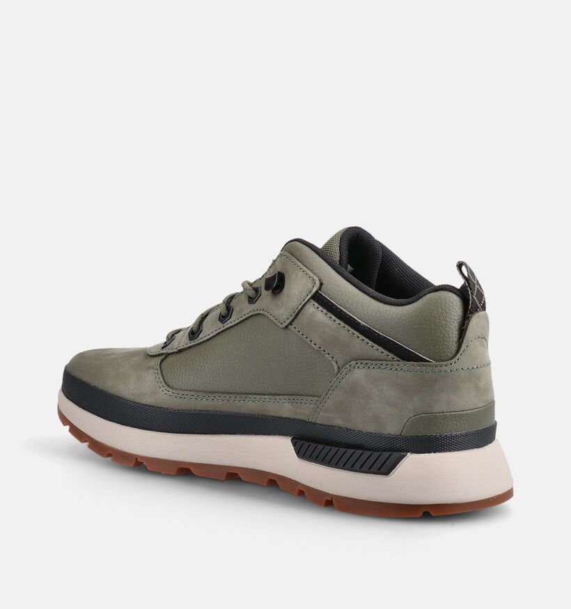 Timberland Field Trekker Low Baskets basses en Vert fonc&eacute; pour hommes (378141) - pour semelles orthop&eacute;diques