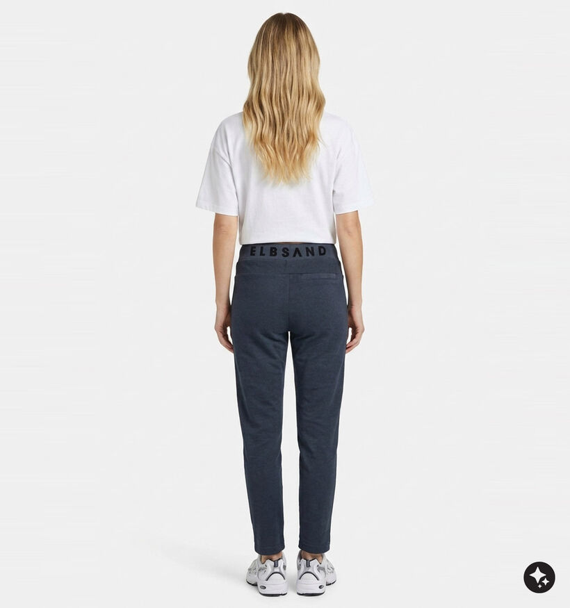 Elbsand Brinja Pantalon de jogging en Bleu fonc&eacute; pour femmes (381267)