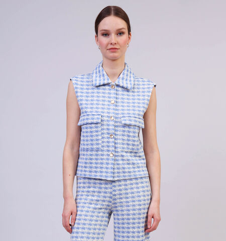 Gilet bleu