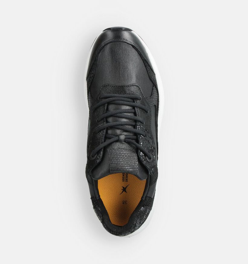 Xsensible Rainbow Zwarte Geklede Sneakers voor dames (363599) - geschikt voor steunzolen