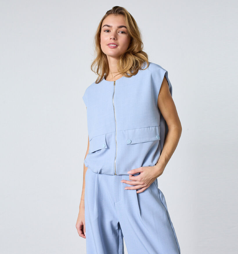 Sisters Point Garwin Veste sans manches en Bleu pour femmes (380729)