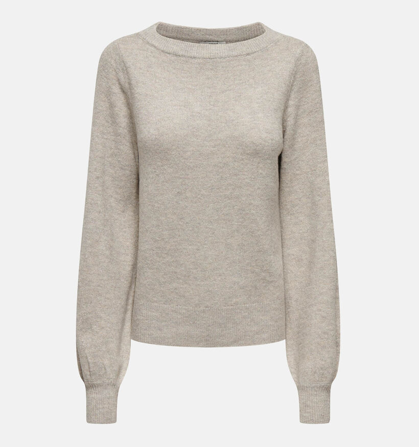 JDY Rue Glitter Pull en Beige pour femmes (362421)
