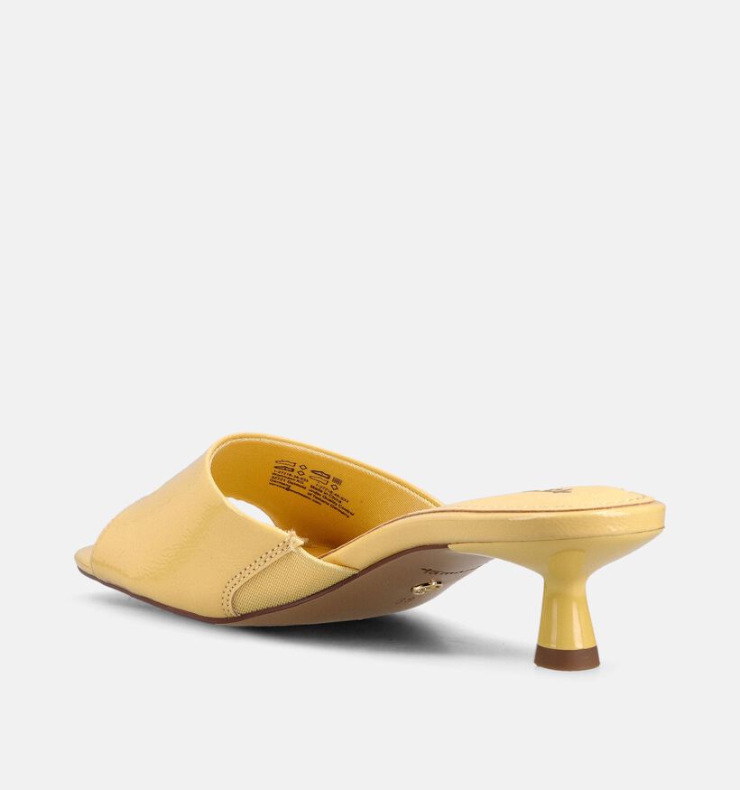 Tamaris Nu-pieds &agrave; talons en Jaune pour femmes (373609)