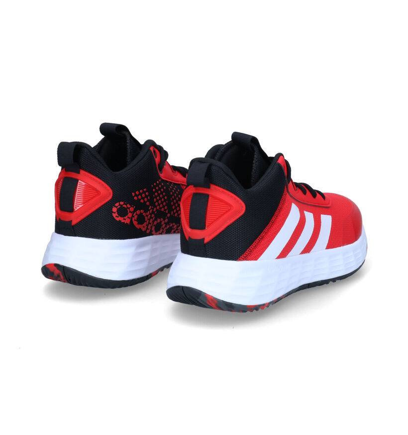 adidas Own The Game Baskets en Rouge pour hommes (302001) - pour semelles orthopédiques