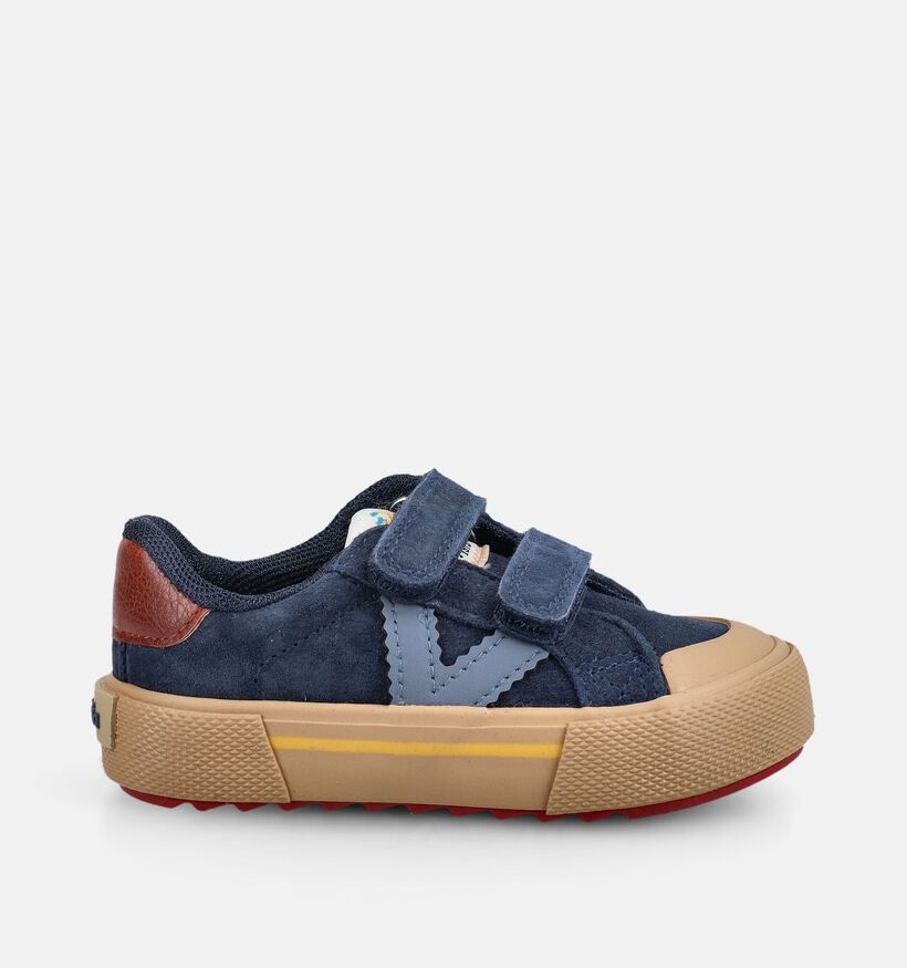 Victoria Donkerblauwe Schoenen met Velcro voor jongens (379097) - geschikt voor steunzolen