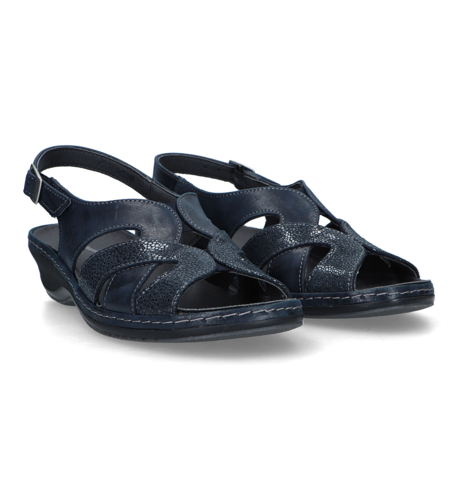Hush Puppies Rhodes Sandales en Bleu Femmes Sandales en ligne