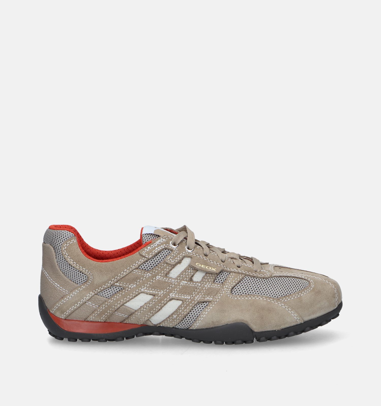 Geox Snake Beige Casual Schoenen Heren Lage schoenen Online op