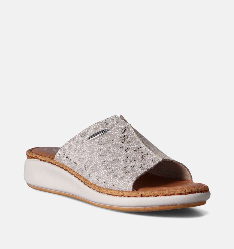 Fly Flot Nu-pieds compensées en Beige pour femmes (357737)