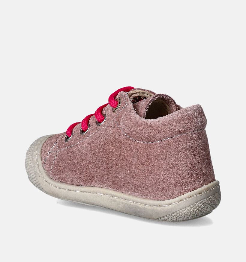 Naturino Cocoon Suede Chaussures pour bébé en Rose pour filles (355311) - pour semelles orthopédiques