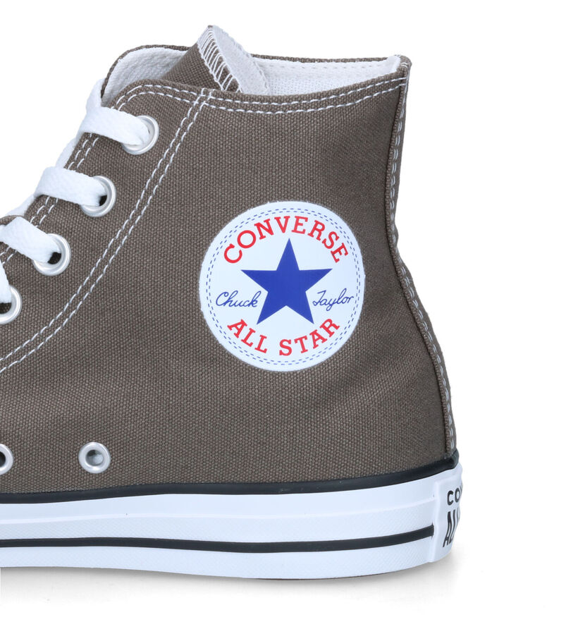 Converse CT All Star Hi Baskets en Gris pour hommes (302835)