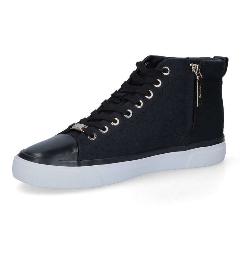 Calvin Klein Vulcanized Zwarte Sneakers in stof (310789)