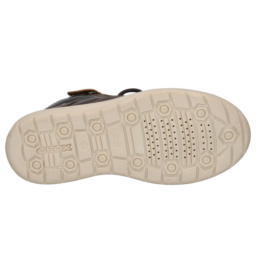 Geox Chaussures hautes en Brun foncé en cuir (254530)