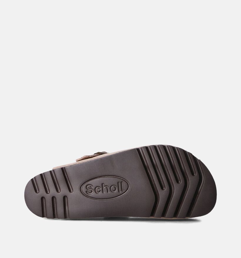 Scholl Olivier New Nu-pieds casual en Beige pour hommes (357580)